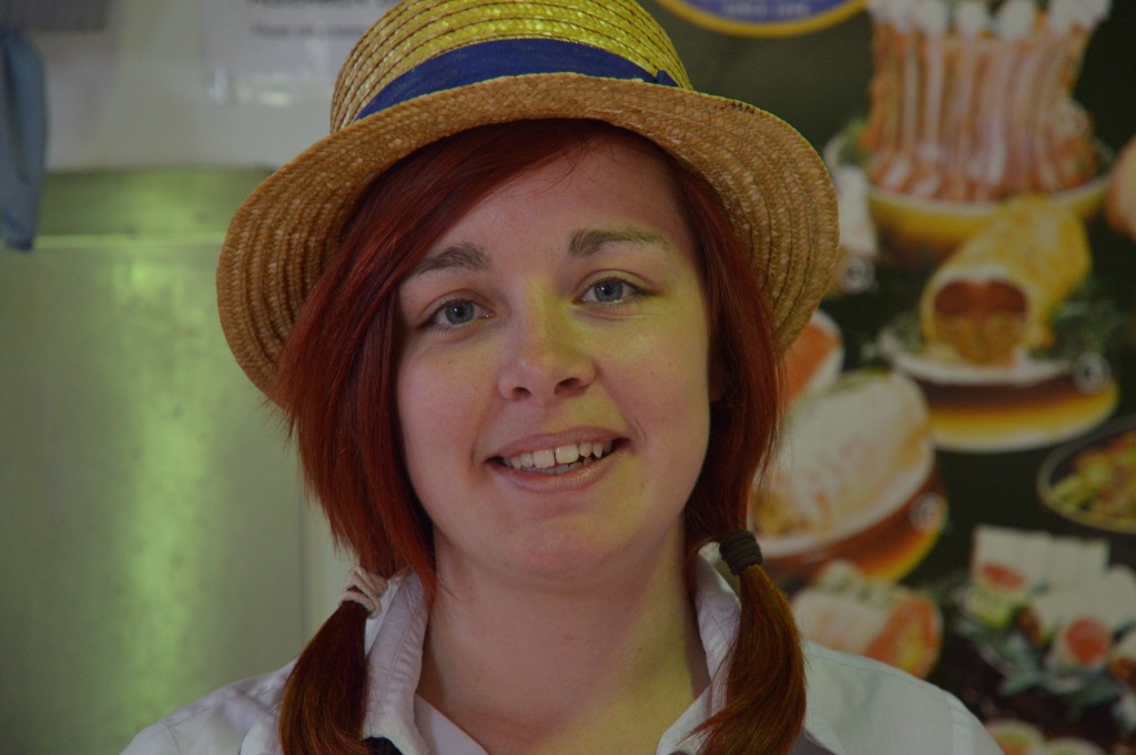 Billie Gatting, 20, has been a butcher since she was 16. 