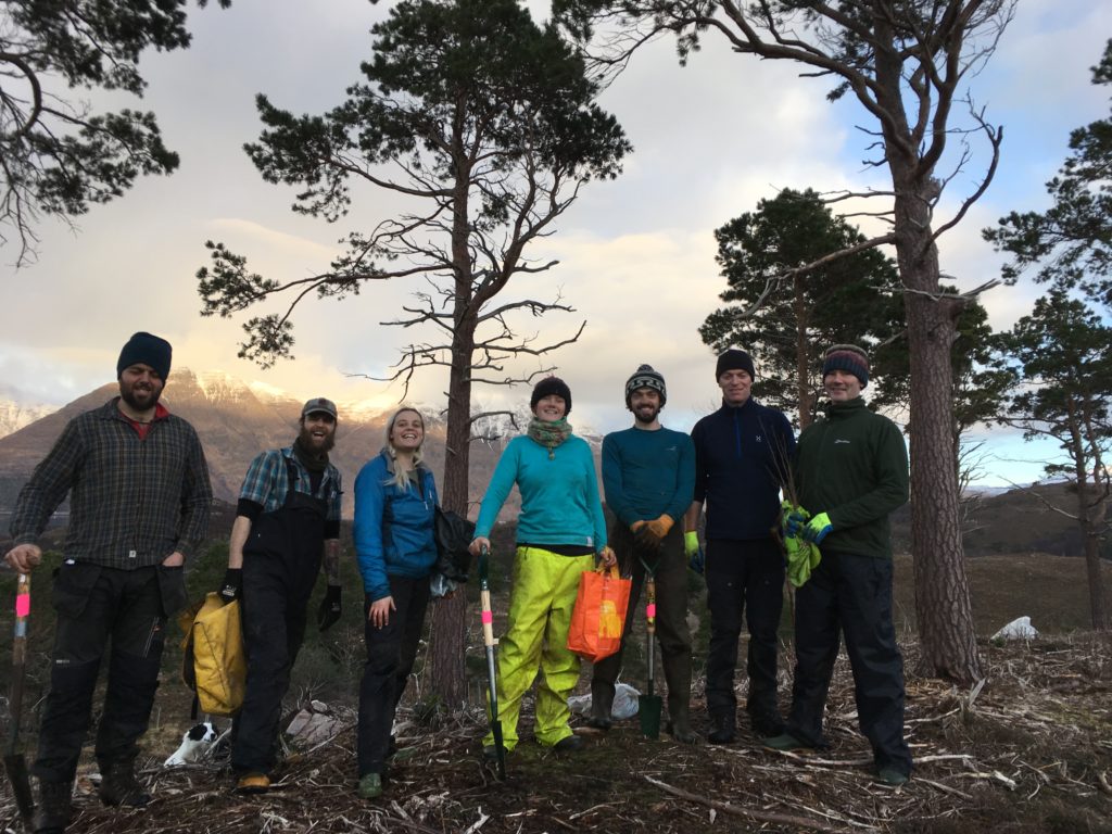 The wonderful Trees for Beers volunteers. 